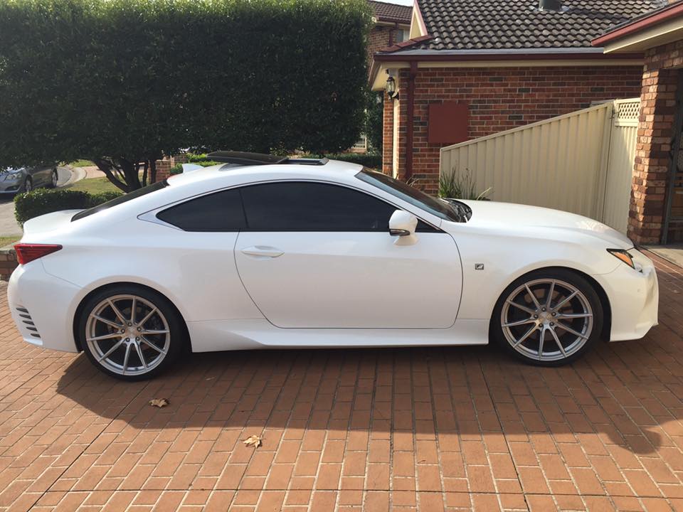 lexus rc 350 with rims